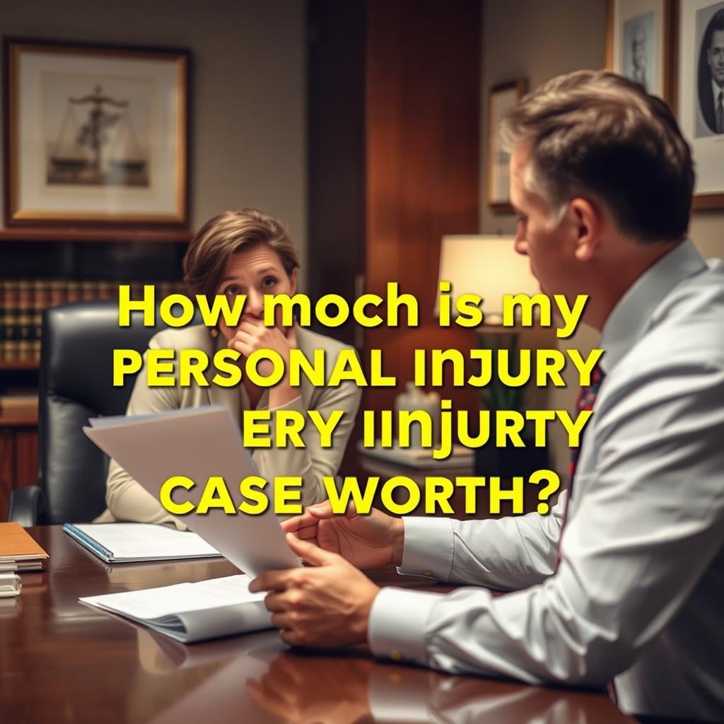 How much is my personal injury case worth in Burlington County