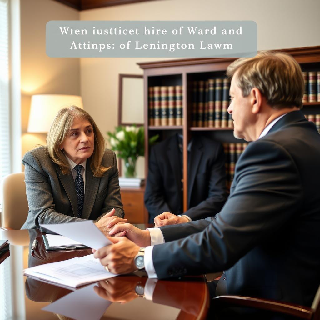 When should I hire a personal injury lawyer in Lexington